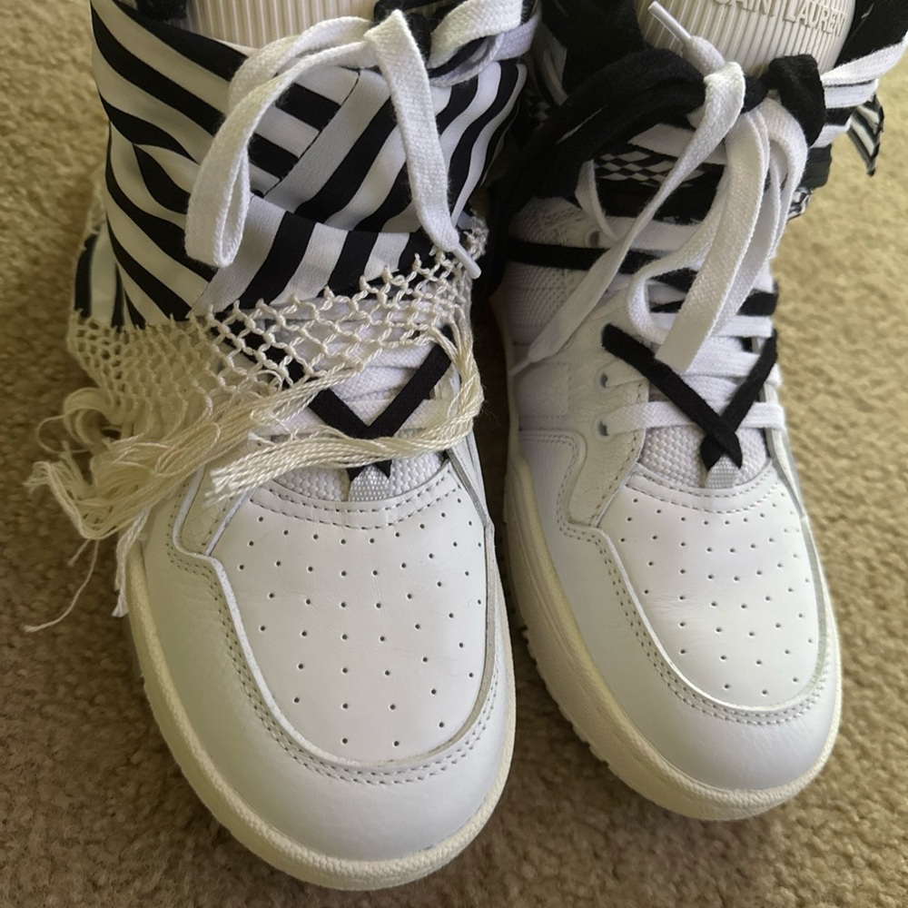 Saint Laurent cure Fringe sneakers men’s 38 - Picture 10 of 11